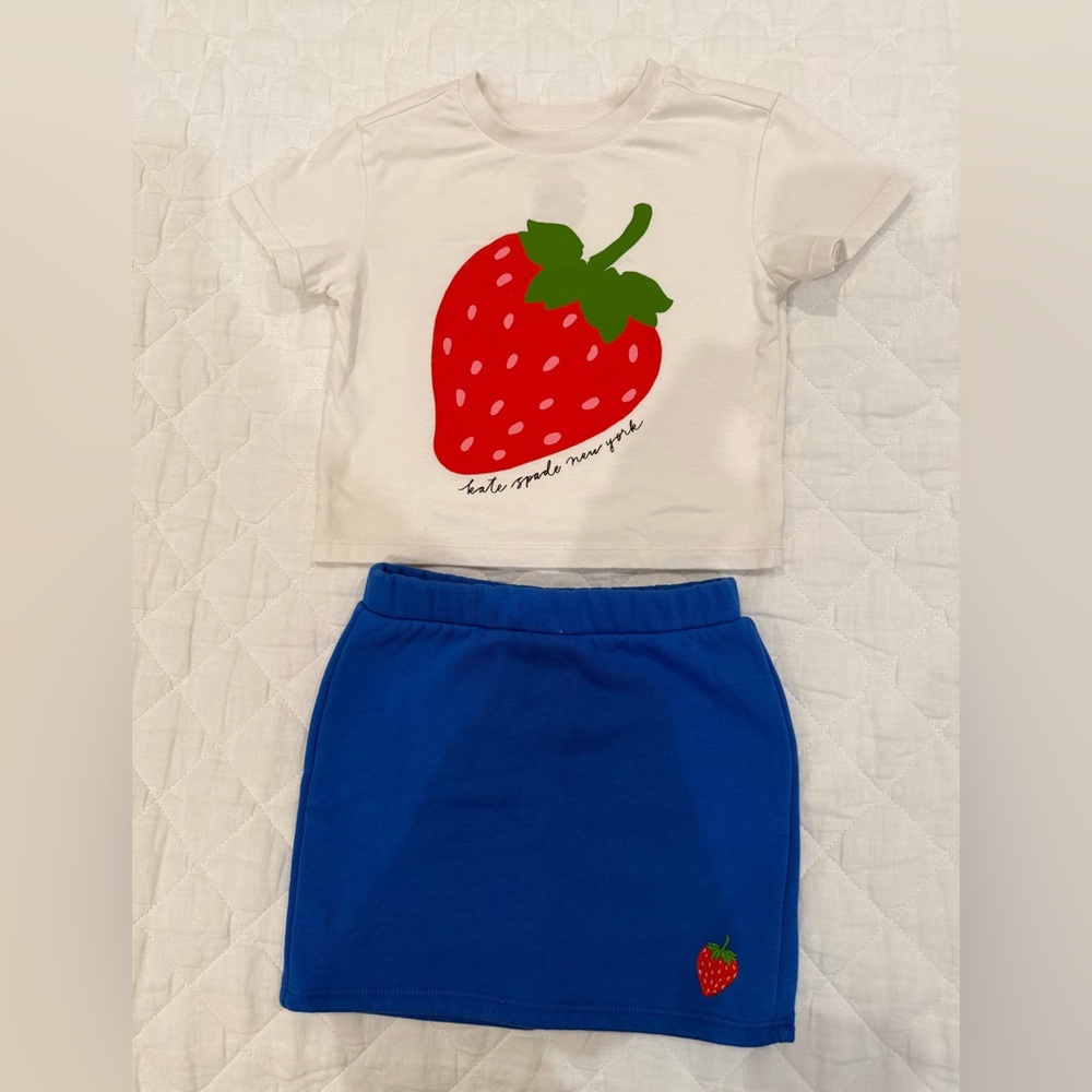 Kate Spade for Target TODDLER Strawberry Skirt and Tshirt